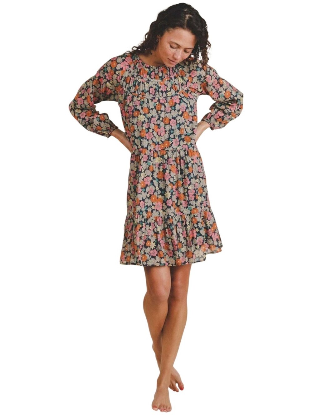 Trovata Abigail Short Dress In Vintage Floral